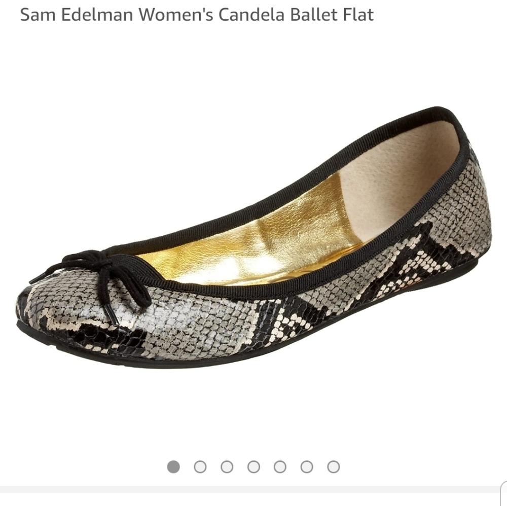 Sam Edelman Candela Ballet Flats leather reptile